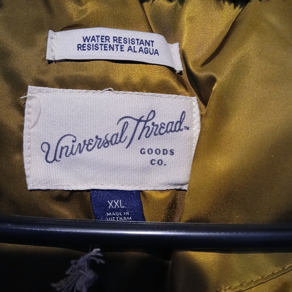 Universal Thread Metallic Gold Puffer Jacket - image 2